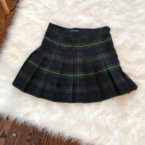 Plaid tennis skirt